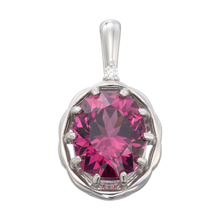 PT900 ロードライトガーネット ペンダントヘッド 2.0ctUP