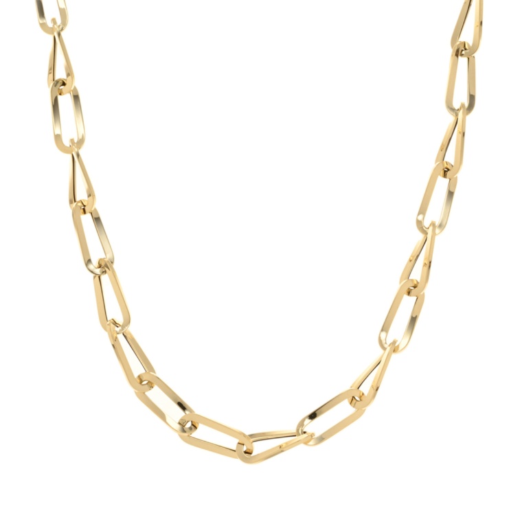 UNOAERRE 18KYG レガーメ デザイン ネックレス