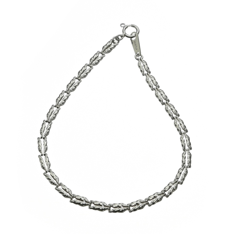 純プラチナ オーキッドリバーシブルデザイン ブレスレット