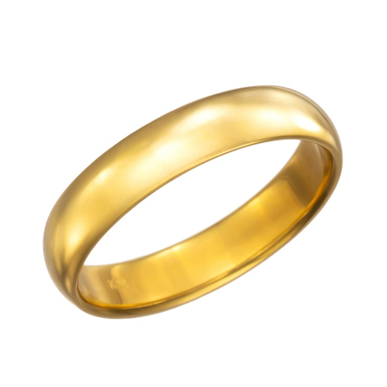 マエストロ 純金 平甲丸リング