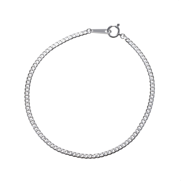 マエストロ 純プラチナ 6面カットキヘイチェーン ブレスレット