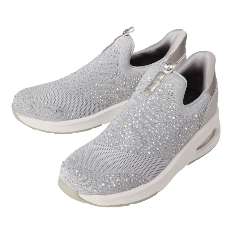 HIROKO KOSHINO FEMME ラインストーンエアースリッポン