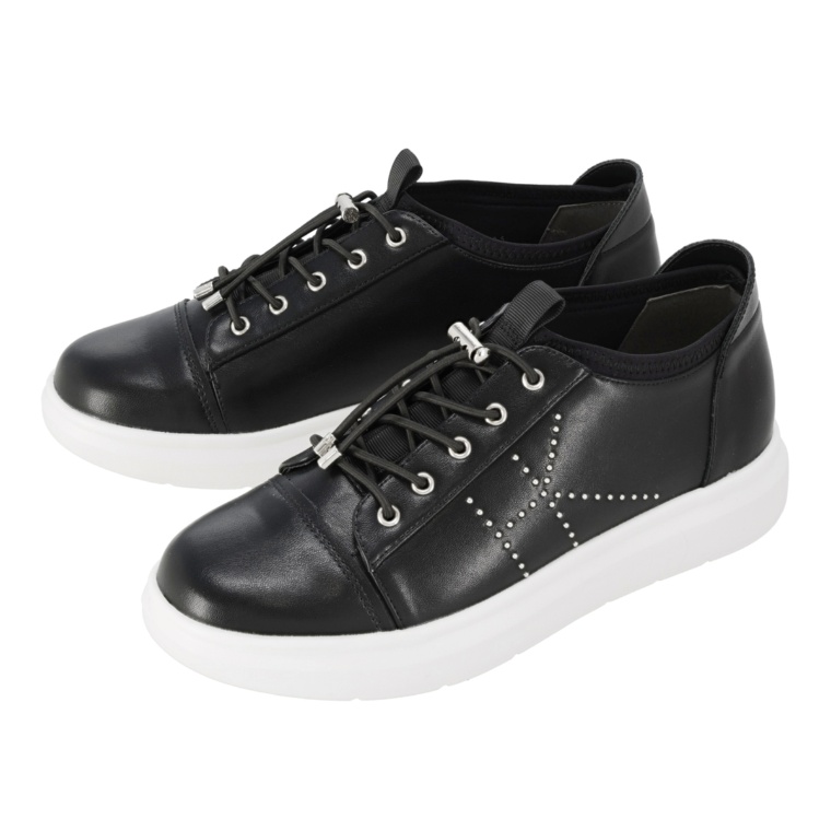 HIROKO KOSHINO FEMME スタッズ厚底スニーカー