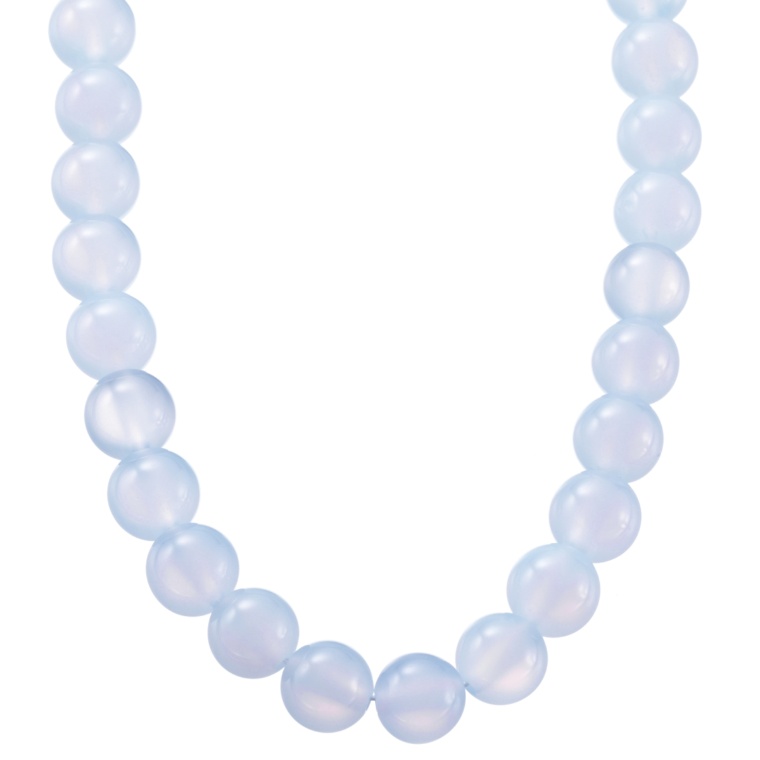 ファルチェディルーナ ブルーカルセドニー ネックレス 計90.0ctUP
