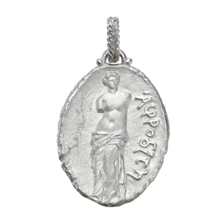 純プラチナ アフロディーテ&ニケ レリーフペンダントヘッド