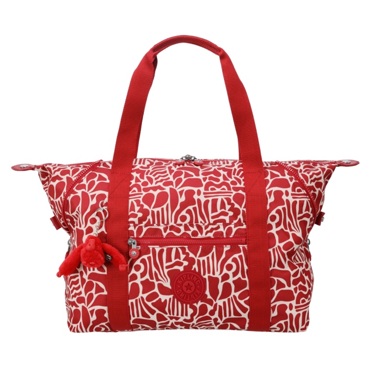 Kipling アートM ボストンバッグ ネット限定カラー