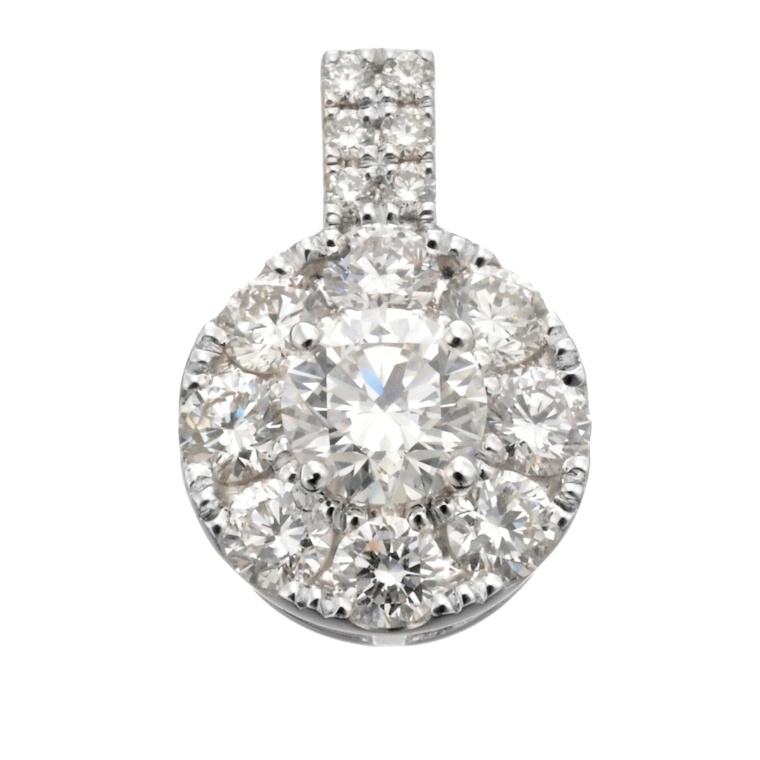 PT950 D/IF/3EXダイヤモンドペンダントヘッド0.2ctUP