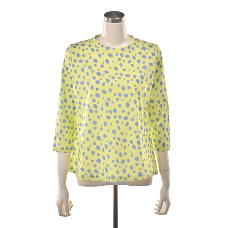 Ciel Lavie 綿100%シルケット加工Aラインプルオーバー