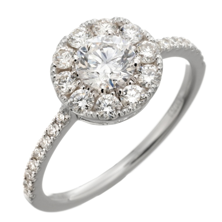 PT950 D/IF/3EX ダイヤモンドリング 0.5ctUP