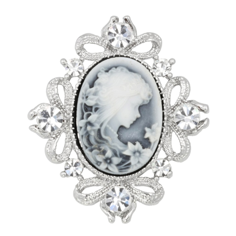 JinkaNezu クラシカルカメオデザイン ブローチ