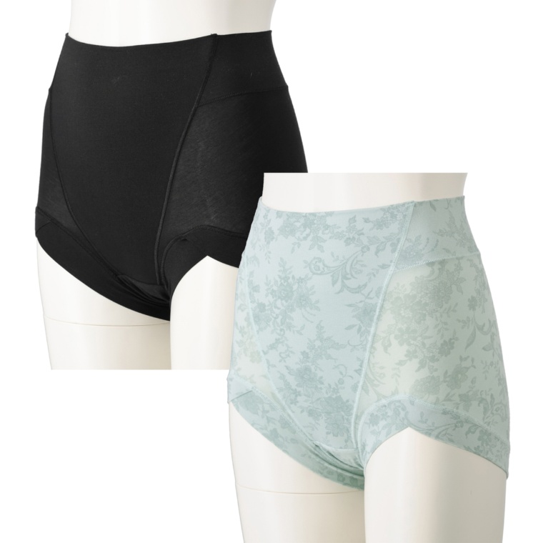 BRNYピース 綿混 コンフォートショーツ カラー選べる2点セット