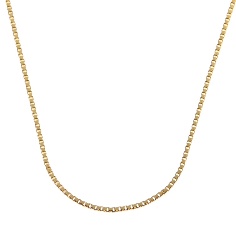 純金 ブライトベネチアンチェーンネックレス