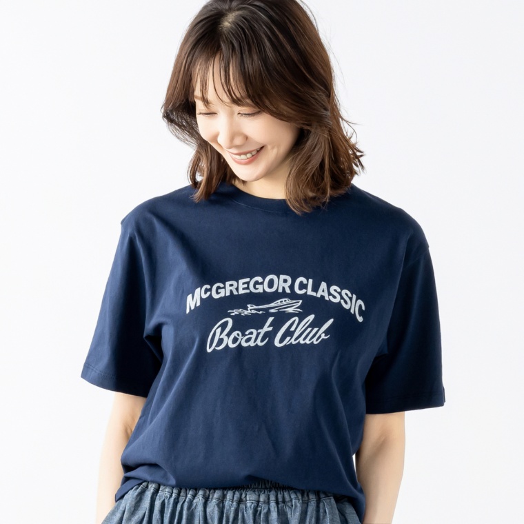 McGREGOR CLASSIC ボートクラブプリントTシャツ