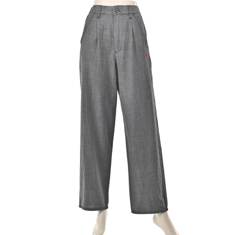 McGREGOR CLASSIC 麻混デニムリラックスストレートパンツ