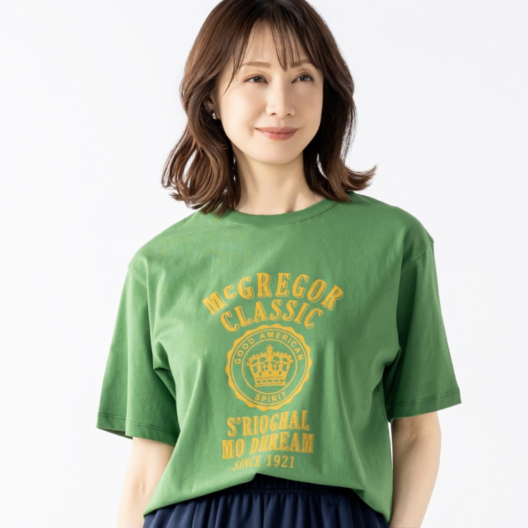 McGREGOR CLASSIC カレッジ調プリントTシャツ
