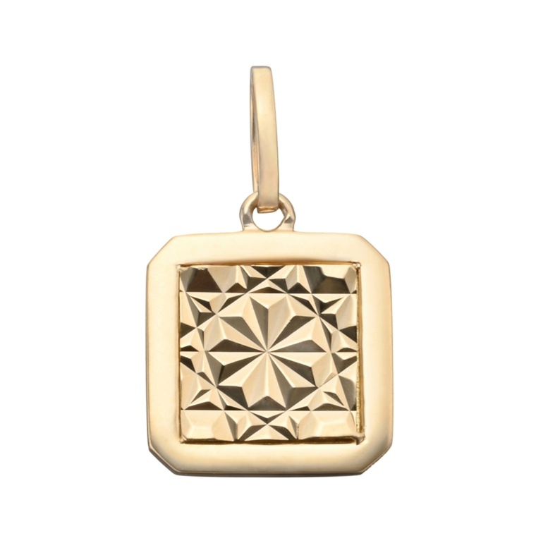 マエストロ 18KYG スクエアリバーシブルペンダントヘッド