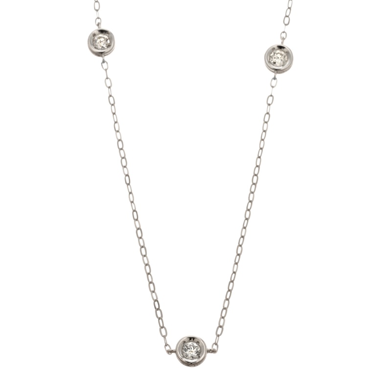 PT ダイヤモンド ステーションネックレス