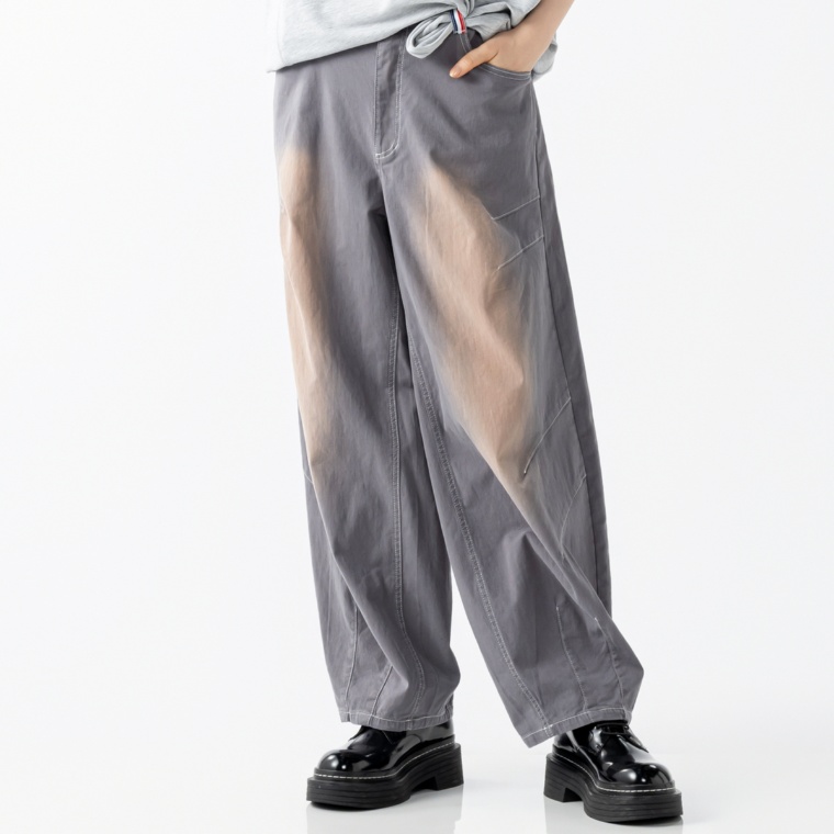 PERSONS ウォッシュ加工バナナパンツ