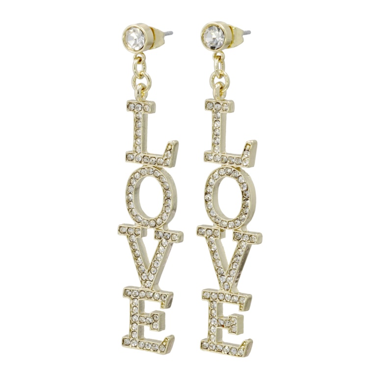 &LOVE キラキラLOVEピアス