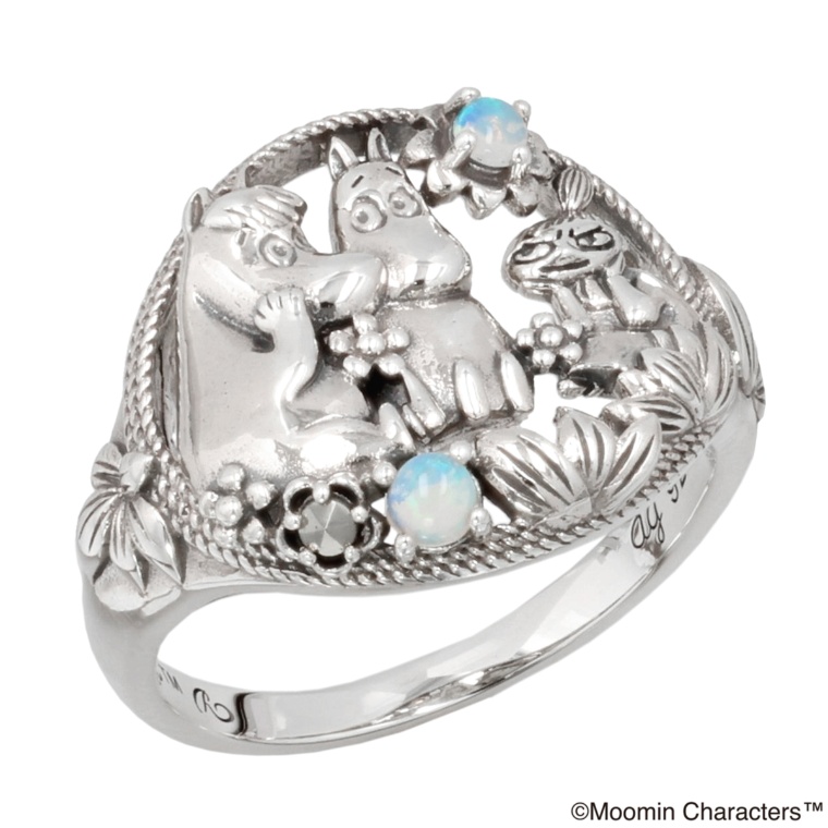 ムーミン シルバー925 ムーミンと仲間たち リング