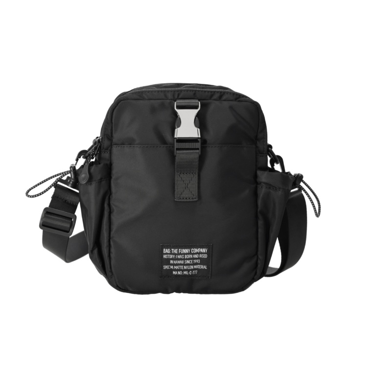 THE FUNNY COMPANY マットナイロン バックルショルダー