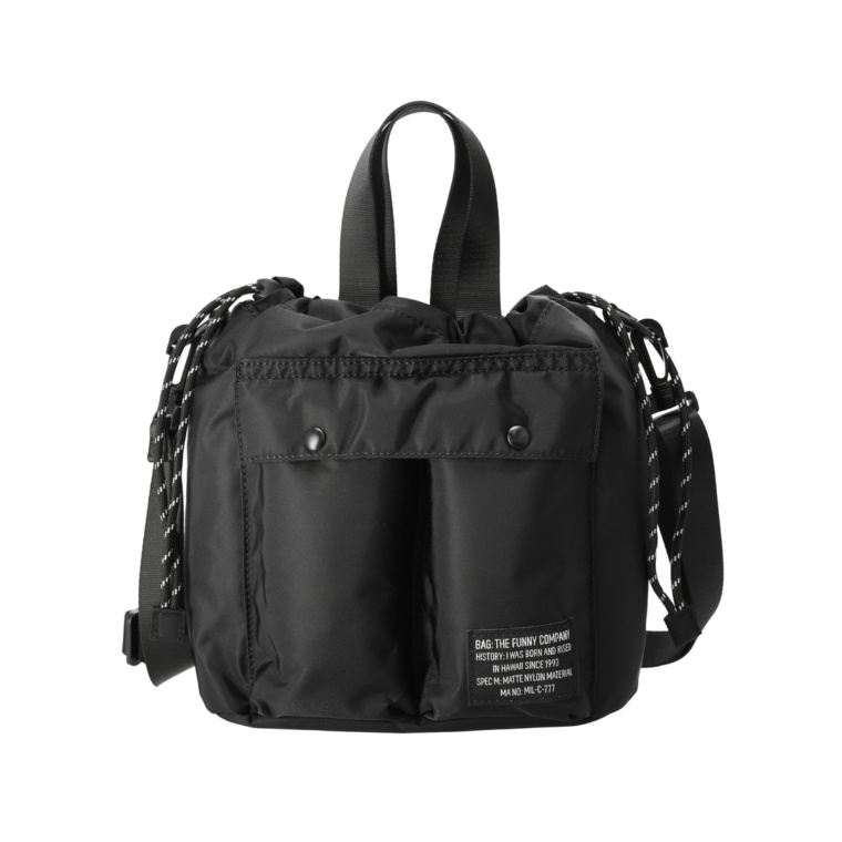 THE FUNNY COMPANY マットナイロン ストリングバッグ