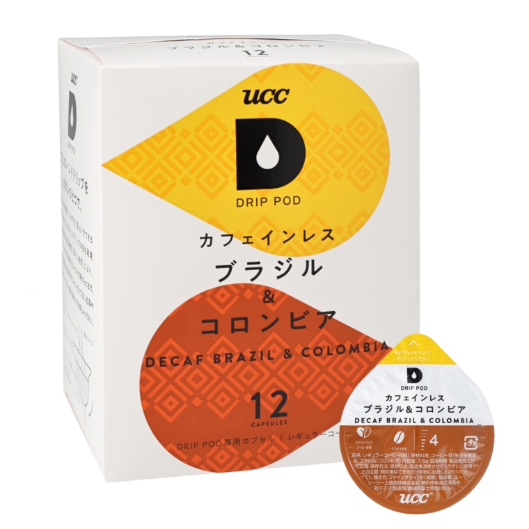 UCC ドリップポッド  カフェインレス ブラジル&コロンビア