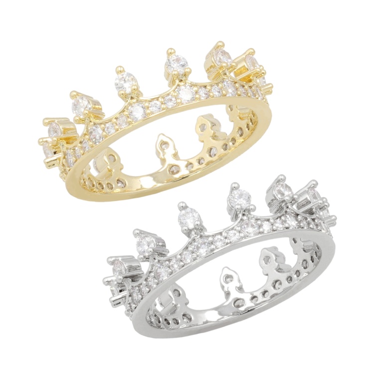 JinkaNezu ティアラ リング 2本セット