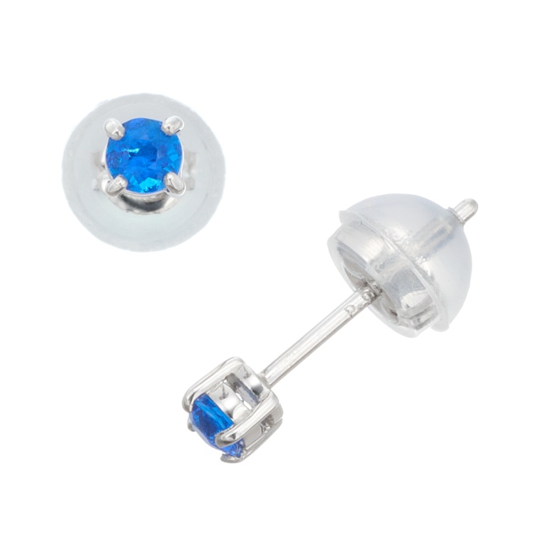 アウィナイト ラウンド PT ピアス 計0.10ctUP