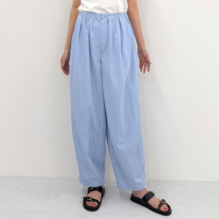 alsome タックデザインのワイドパンツ