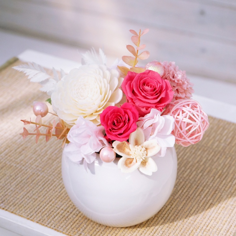 プリザーブドアレンジ チェリーブロッサム