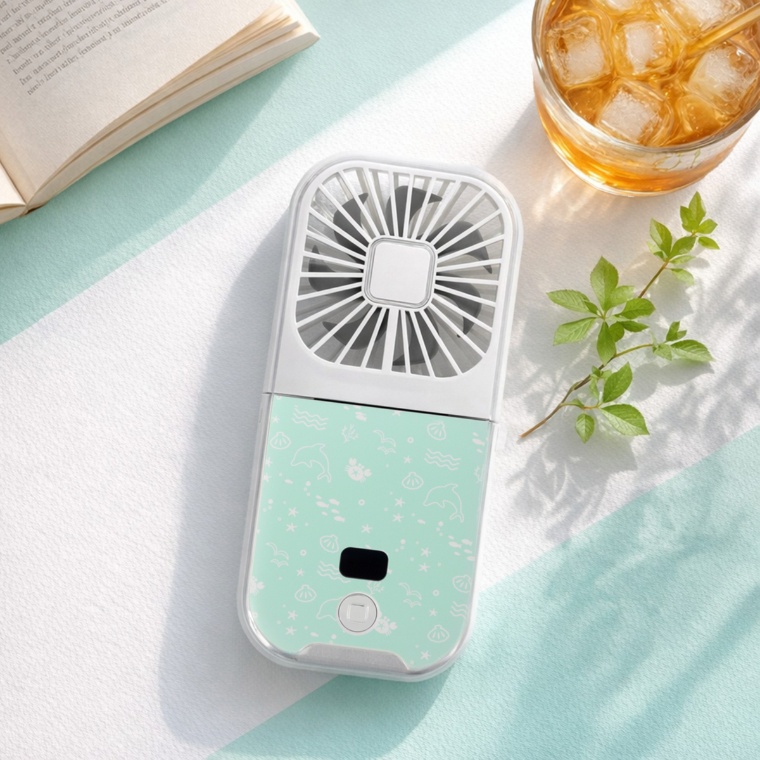 1台5役モバイルバッテリーにもなる軽量ハンディファン3