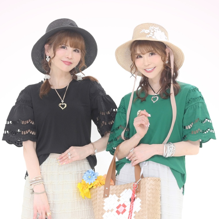 &LOVE ロマンティック袖レースプルオーバー