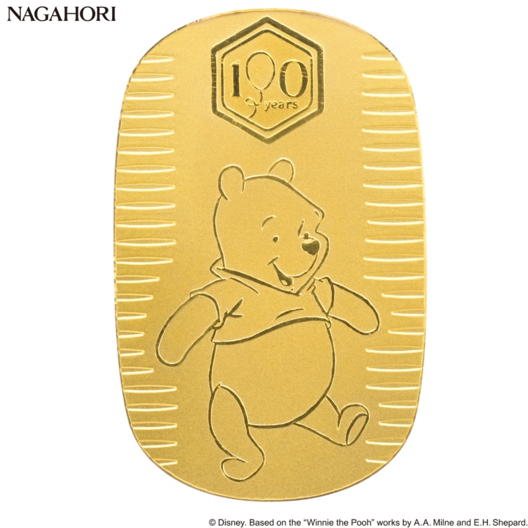 「プーさん」原作デビュー100周年/純金小判20g