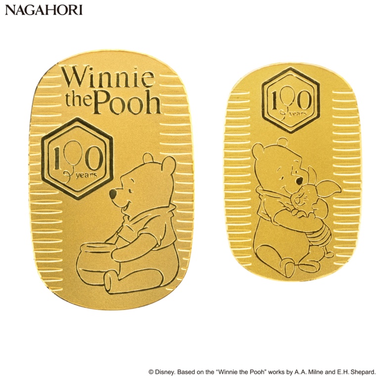 「プーさん」100周年/純金小判10g&15gセット