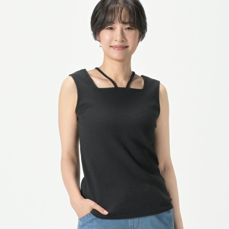 BOBSON SunSister スクエアネックタンクトップ
