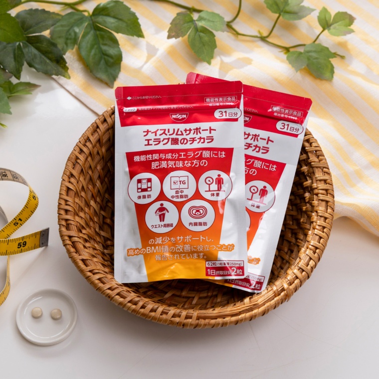ナイスリムサポート エラグ酸のチカラ 約62日分 日清食品株式会社 - QVC.jp