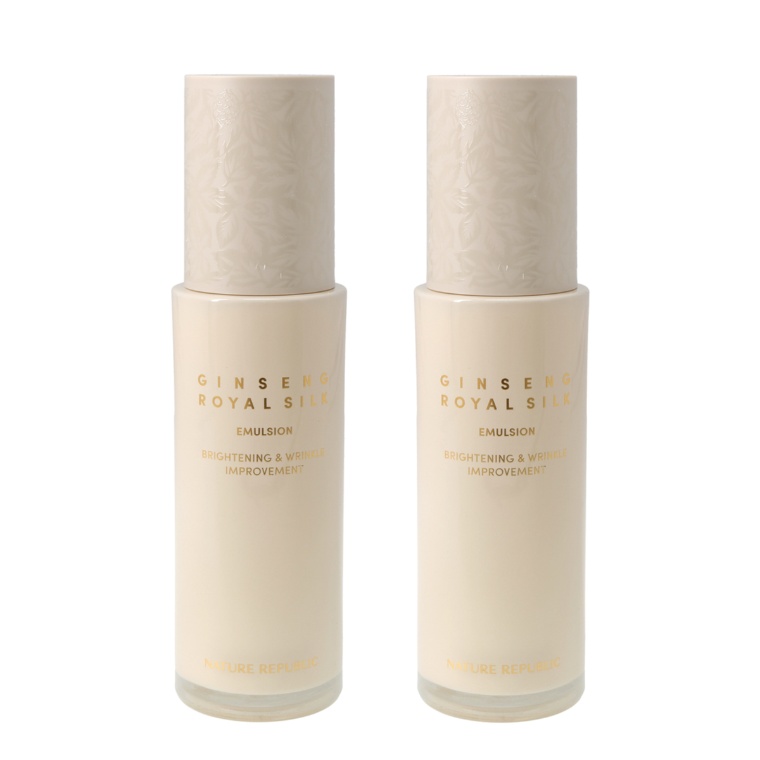 ネイチャーリパブリック GSロイヤルシルク乳液120mL×2本