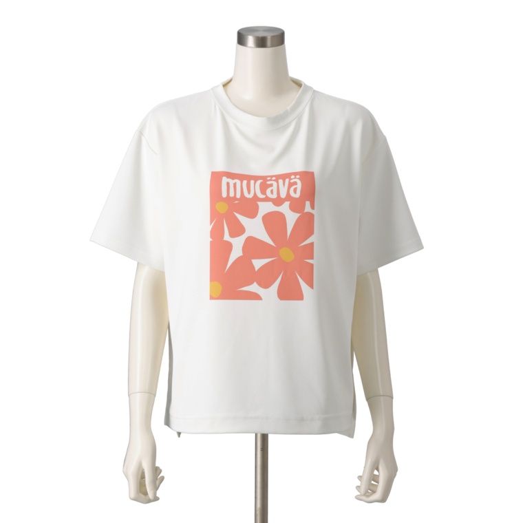 mucava イフミック 夏に活躍 多機能ロゴTシャツ