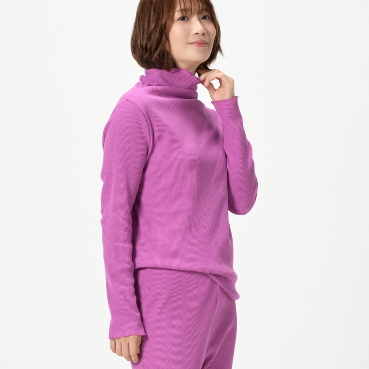 KidsAngel コットンワッフルプルオーバー