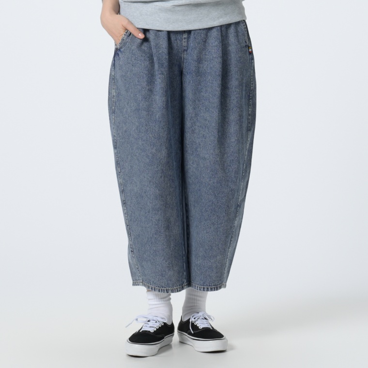 RUSTY バレルレッグシルエットデニムパンツ