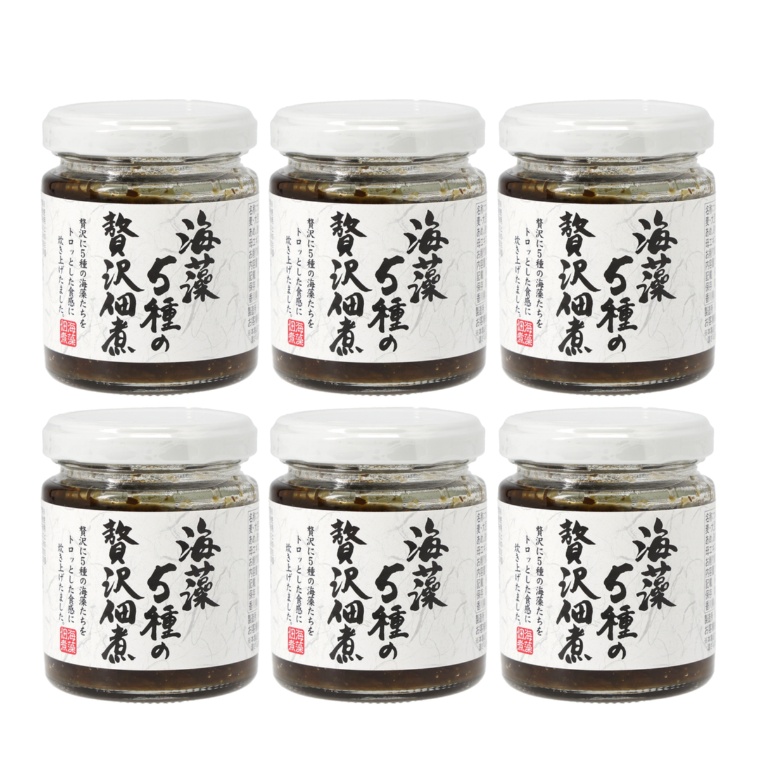 海藻5種の贅沢佃煮 100g×6本