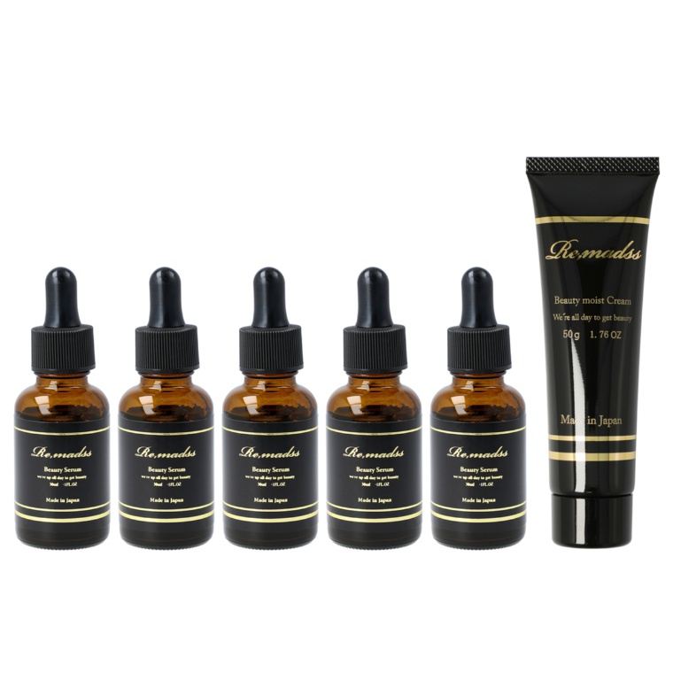 リマドスビューティセラム30ml5本 クリーム付き特別セット