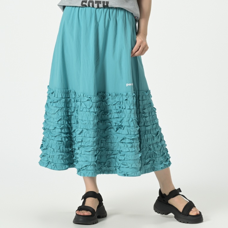 PERSONS クシュクシュフリルスカート