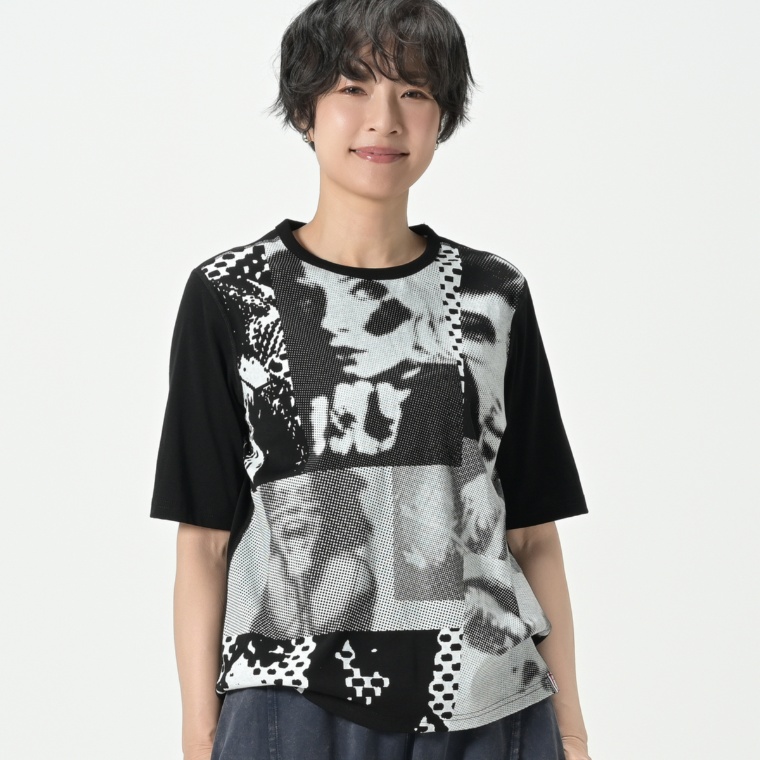PERSONS フォトプリントTシャツ