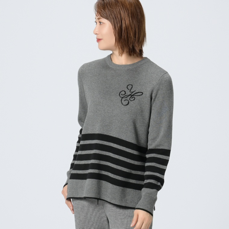 day to day ボーダーニットプルオーバーネット限定カラー