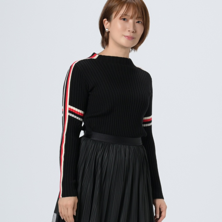 MINHA KILAKILAマルチ配色ニットプルオーバー