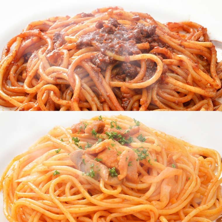浅草ヨシカミ ナポリタンとデミグラスミートソース各4食計8食