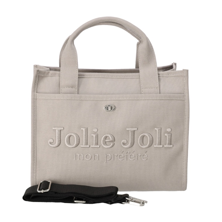 Jolie Joli キャンバスラージ2WAYバッグ