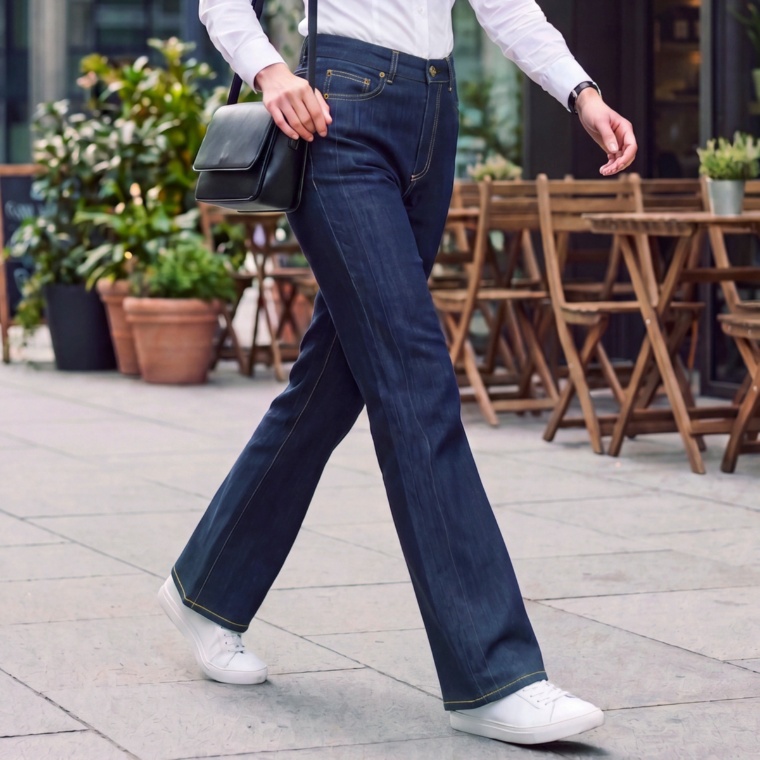 Oh My Tailor エクストラストレッチデニム美脚スニーカーパンツ